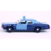 BR18156 HO Scale Brekina 1974 Dodge Monaco - Blue/Blue Massachusetts State Police