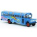 BR61334 HO Scale 1970 Dodge S600 School Bus - Hippie Flower Power