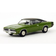 BR18002 HO Scale Brekina 1969 Dodge Charger R/T - Green/Black BR18002 HO Scale Brekina 1969 Dodge Charger R/T - Green/Black
