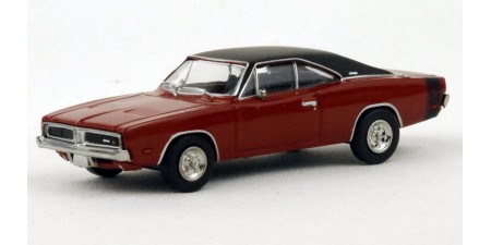 BR18003 HO Scale Brekina 1969 Dodge Charger R/T - Red/Black BR18003 HO Scale Brekina 1969 Dodge Charger R/T - Red/Black