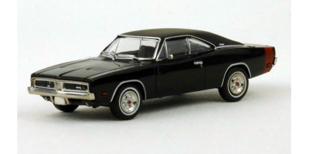 BR18006 HO Scale Brekina 1969 Dodge Charger R/T - Black BR18006 HO Scale Brekina 1969 Dodge Charger R/T - Black