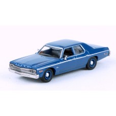 BR18158 HO Scale Brekina 1974 Dodge Monaco - Blue