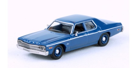 BR18158 HO Scale Brekina 1974 Dodge Monaco - Blue