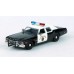BR18159 HO Scale Brekina 1974 Dodge Monaco - Black/White California Highway Patrol