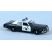 BR18159 HO Scale Brekina 1974 Dodge Monaco - Black/White California Highway Patrol