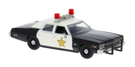 BR18162 HO Scale Brekina 1974 Dodge Monaco - Black/White Undec Sheriff BR18162 HO Scale Brekina 1974 Dodge Monaco - Black/White Undec Sheriff