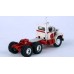 BRE86300 - HO Scale Brekina Dodge LCF CT-900 Tandem Axle Truck Tractor - White/Red