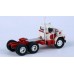 BRE86300 - HO Scale Brekina Dodge LCF CT-900 Tandem Axle Truck Tractor - White/Red