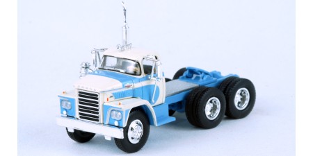 BRE86301 - HO Scale Brekina Dodge LCF CT-900 Tandem Axle Truck Tractor - White/Blue BRE86301 - HO Scale Brekina Dodge LCF CT-900 Tandem Axle Truck Tractor - White/Blue