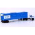 BRE86304 - HO Scale Brekina Dodge LCF CT-900 Tandem Axle Truck Tractor & 45' Trailer - White/Blue Chrysler Canada BRE86304 - HO Scale Brekina Dodge LCF CT-900 Tandem Axle Truck Tractor & 45' Trailer - White/Blue Chrysler Canada