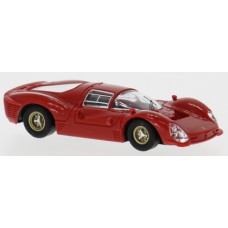 BR22900 HO Scale 1966 Ferrari 330P3 Sports Prototype Race Car - Red