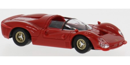 BR22901 HO Scale 1966 Ferrari 330P3 Spyder Sports Prototype Race Car - Red BR22901 HO Scale 1966 Ferrari 330P3 Spyder Sports Prototype Race Car - Red