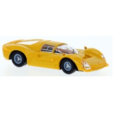 BR22902 HO Scale 1966 Ferrari 330P3 Sports Prototype Race Car - Yellow