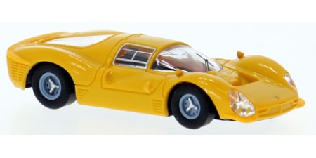 BR22902 HO Scale 1966 Ferrari 330P3 Sports Prototype Race Car - Yellow BR22902 HO Scale 1966 Ferrari 330P3 Sports Prototype Race Car - Yellow