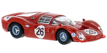 BR22905 HO Scale Brekina 1966 Ferrari 330P3 Coupe, Daytona, 1967, #26, P.Rodriguez/J.Guichet BR22905 HO Scale Brekina 1966 Ferrari 330P3 Coupe, Daytona, 1967, #26, P.Rodriguez/J.Guichet