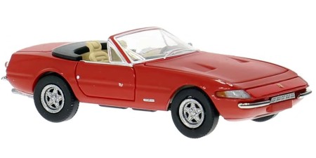 BR22940 HO Scale 1971 Ferrari 365 GTS/4 Daytona Spider - Red BR22940 HO Scale 1971 Ferrari 365 GTS/4 Daytona Spider - Red