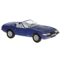BR22944 HO Scale 1971 Ferrari 365 GTS/4 Daytona Spider - Blue BR22944 HO Scale 1971 Ferrari 365 GTS/4 Daytona Spider - Blue