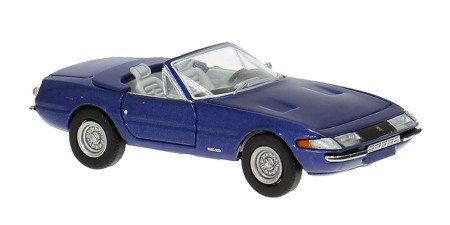 BR22944 HO Scale 1971 Ferrari 365 GTS/4 Daytona Spider - Blue BR22944 HO Scale 1971 Ferrari 365 GTS/4 Daytona Spider - Blue