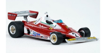 BR22976 HO Scale 1976 Ferrari 312T2 (#2, Clay Reggazoni) Formula 1 Race Car