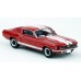 BR19605 HO Scale Brekina 1968 Ford Mustang GT350 Fastback - Red/White Stripes