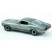 BR19607 HO Scale Brekina 1968 Ford Mustang GT350 Fastback - Gray/Black Stripes