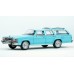 BR19631 HO Scale Brekina 1979 Ford LTD Country Squire Station Wagon - Light Blue