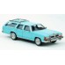 BR19631 HO Scale Brekina 1979 Ford LTD Country Squire Station Wagon - Light Blue