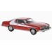 BR19725 HO Scale Brekina 1976 Ford Gran Torino - Red/White "Starsky & Hutch"