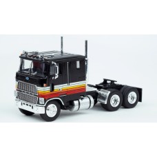 BR85853 HO Scale Brekina Ford CLT-9000 COE Truck Tractor Black - BF Goodrich
