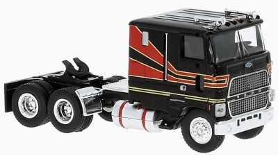 BR85854 HO Scale Brekina Ford CLT-9000 COE Truck Tractor Black/Red