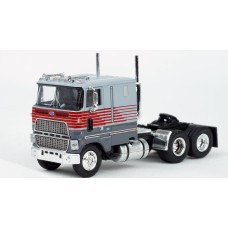 BR85856 HO Scale Brekina Ford CLT-9000 COE Truck Tractor Gray/Red