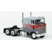 BR85856 HO Scale Brekina Ford CLT-9000 COE Truck Tractor Gray/Red