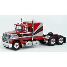 BR85875 HO Scale Brekina Ford LTL-9000 Truck Tractor Red/Silver/Black