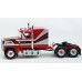 BR85875 HO Scale Brekina Ford LTL-9000 Truck Tractor Red/Silver/Black