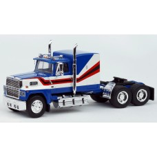 BR85877 HO Scale Brekina Ford LTL-9000 Truck Tractor Blue/White/Black