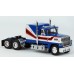 BR85877 HO Scale Brekina Ford LTL-9000 Truck Tractor Blue/White/Black
