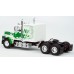 BR85879 HO Scale Brekina Ford LTL-9000 Truck Tractor White/Green Flames