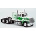 BR85879 HO Scale Brekina Ford LTL-9000 Truck Tractor White/Green Flames