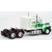 BR85879 HO Scale Brekina Ford LTL-9000 Truck Tractor White/Green Flames