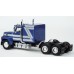 BR85880 HO Scale Brekina Ford LTL-9000 Truck Tractor Metallic Blue/Silver