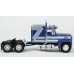 BR85880 HO Scale Brekina Ford LTL-9000 Truck Tractor Metallic Blue/Silver