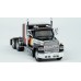 BR85881MCW HO Scale Brekina Ford LTL-9000 Truck Tractor Black/White, Red & Yellow Stripes