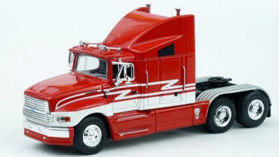 BR85901 HO Scale Brekina Ford Aeromax 120 (LTLA-9000) Truck Tractor Red/White Stripes