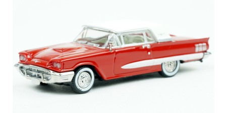 BR18202 HO Scale Brekina 1960 Ford Thunderbird - Red/White