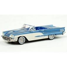BR18204 HO Scale Brekina 1960 Ford Thunderbird - Metallic Blue/White