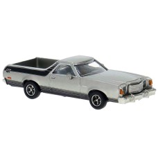 BR18228 HO Scale Brekina 1977 Ford Ranchero GT - Silver/Black BR18228 HO Scale Brekina 1977 Ford Ranchero GT - Silver/Black