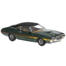 BR18325 HO Scale Brekina 1969 Ford Gran Torino Sport - Green/Black BR18325 HO Scale Brekina 1969 Ford Gran Torino Sport - Green/Black