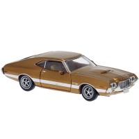 BR18329 HO Scale Brekina 1972 Ford Gran Torino Sport - Metallic Copper BR18329 HO Scale Brekina 1972 Ford Gran Torino Sport - Metallic Copper