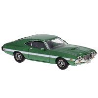 BR18330 HO Scale Brekina 1972 Ford Gran Torino Sport - Metallic Light Green BR18330 HO Scale Brekina 1972 Ford Gran Torino Sport - Metallic Light Green