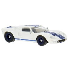 BR18551 HO Scale Brekina 1965 Ford GT40 - White/Blue Stripes BR18551 HO Scale Brekina 1965 Ford GT40 - White/Blue Stripes